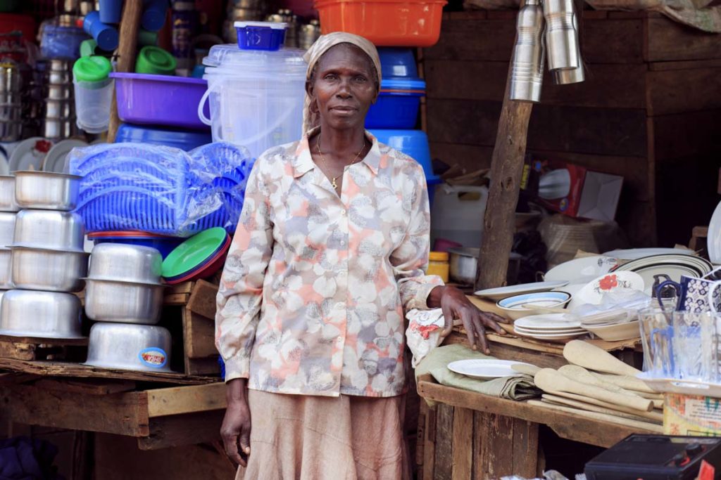'Will you please take a picture of me?' she asks. 'I have been in this market for over ten years now and I have never had my business picture taken.' she added.